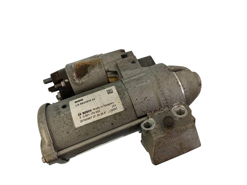 12418621839 Motor de arranque BMW 1 Series F20, 1 Series F20 LCI, 1 Series F21, 1 Series F21 LCI, 2 Series F22, 2 Series F22 LCI, 2 Series F23, 2 Series F23 LCI, 3 Series F30, 3 Series F30 LCI, 3 Series F31, 3 Series F31 LCI, 3 Series F34 GT LCI, 3 Series F35, 3 Series F35 LCI, 3 Series G20 Saloon, 3 Series G20 Saloon LCI, 4 Series F32, 4 Series F32 LCI, 4 Series F33, 4 Series F33 LCI, 4 Series F36 Gran Coupé LCI, 5 Series G30, 5 Series G30 LCI, 5 Series G31 Touring, 5 Series G31 Touring LCI, 6 Series G32 GT, 6 Series G32 GT LCI, 7 Series G11, 7 Series G11 LCI, 7 Series G12, 7 Series G12 LCI, X3 G01, X4 G02