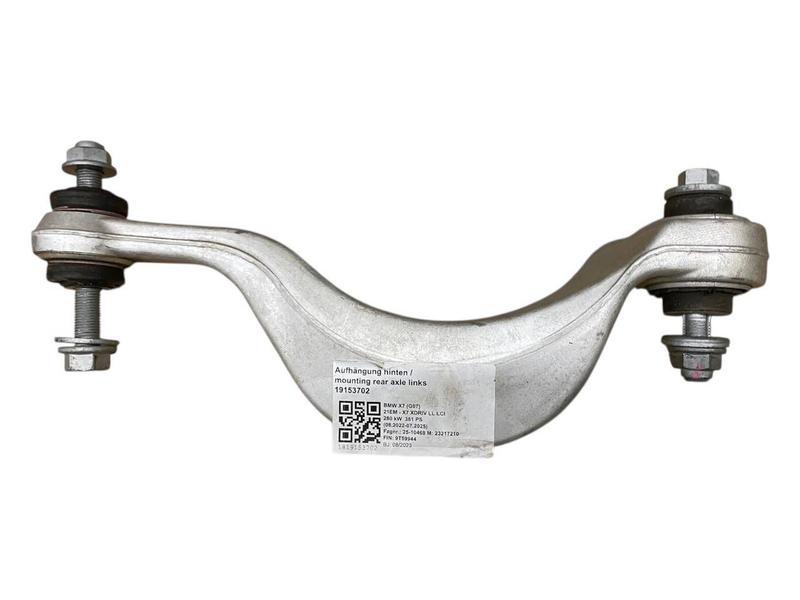 33306878022 Brazo suspensión trasero BMW X5 G05 LCI, X5L G18 LCI, X6 G06 LCI, X7 G07 LCI