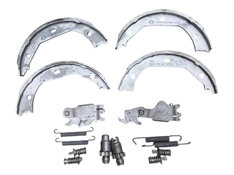 34416761292 Pastillas freno de mano BMW 1 Series E81, 1 Series E82, 1 Series E87, 1 Series E87 LCI, 1 Series E88, 2 Series F87 M2 LCI, 3 Series E46, 3 Series E90, 3 Series E90 LCI, 3 Series E91, 3 Series E91 LCI, 3 Series E92, 3 Series E92 LCI, 3 Series E93, 3 Series E93 LCI, 3 Series F30, 3 Series F30 LCI, 3 Series F31, 3 Series F31 LCI, 3 Series F34 GT LCI, 3 Series F35, 3 Series F35 LCI, 3 Series F80 M3 LCI, 4 Series F32, 4 Series F32 LCI, 4 Series F33, 4 Series F33 LCI, 4 Series F36 Gran Coupé LCI, 4 Series F82 M4 LCI, 4 Series F83 M4 LCI, 5 Series E39, X1 E84