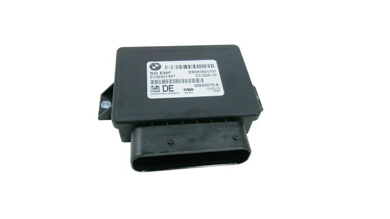 34436858017 Módulo freno EMF trasero BMW 5 Series F10, 5 Series F10 LCI, 5 Series F11, 5 Series F11 LCI, 5 Series F18, 5 Series F18 LCI, 6 Series F06 Gran Coupé LCI, 6 Series F12, 6 Series F12 LCI, 6 Series F13, 6 Series F13 LCI, X3 F25, X4 F26