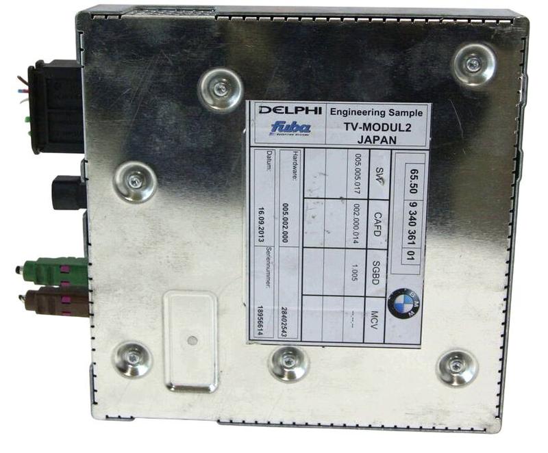 65509366609 Módulo control vídeo BMW 3 Series F30, 3 Series F30 LCI, 3 Series F31, 3 Series F34 GT, 3 Series F80 M3, 4 Series F32, 4 Series F32 LCI, 4 Series F33, 4 Series F36 Gran Coupé