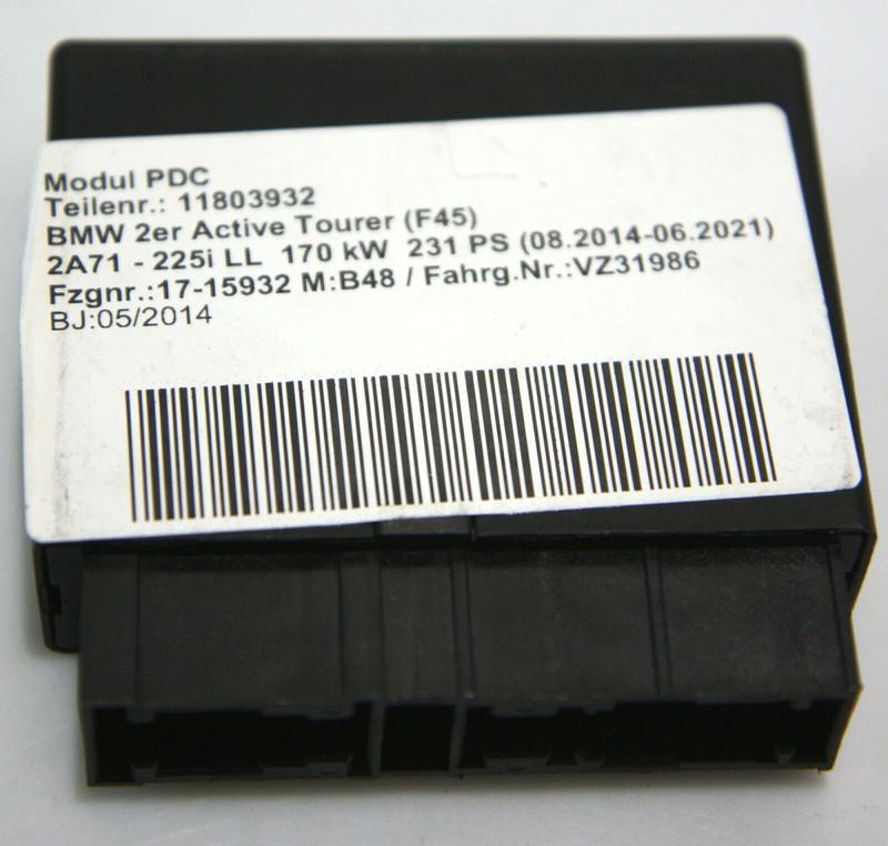 66336869502 Módulo PDC aparcamiento BMW 2 Series F45 Active Tourer, 2 Series F45 Active Tourer LCI, 2 Series F46 Gran Tourer, 2 Series F46 Gran Tourer LCI, i3 I01, MINI Cabrio F57, MINI Clubman F54, MINI F55, MINI F56, X3 F25, X4 F26, X5 F15, X5 M F85, X6 F16, X6 M F86