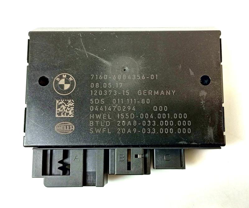 6884356 Módulo control remolque BMW 1 Series F20, 1 Series F20 LCI, 1 Series F21, 1 Series F21 LCI, 2 Series F22, 2 Series F22 LCI, 2 Series F23, 2 Series F23 LCI, 2 Series F45 Active Tourer LCI, 2 Series F46 Gran Tourer LCI, 3 Series F30, 3 Series F30 LCI, 3 Series F31, 3 Series F31 LCI, 4 Series F32, 4 Series F32 LCI, 4 Series F33, 4 Series F33 LCI, 4 Series F36 Gran Coupé LCI, MINI Cabrio F57, MINI Clubman F54 LCI, MINI Countryman F60, MINI F55, MINI F56, X1 F48 LCI, X2 F39