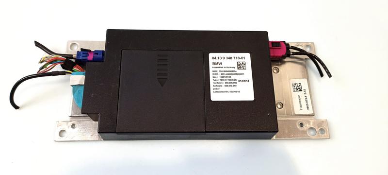 84109348718 Módulo Bluetooth BMW 1 Series F20, 1 Series F20 LCI, 1 Series F21, 1 Series F21 LCI, 1 Series F52 Saloon, 2 Series F22, 2 Series F22 LCI, 2 Series F23, 2 Series F23 LCI, 2 Series F45 Active Tourer, 2 Series F45 Active Tourer LCI, 2 Series F46 Gran Tourer, 2 Series F46 Gran Tourer LCI, 2 Series F87 M2, 2 Series F87 M2 LCI, 3 Series F30, 3 Series F30 LCI, 3 Series F31, 3 Series F31 LCI, 3 Series F34 GT, 3 Series F34 GT LCI, 3 Series F80 M3, 3 Series F80 M3 LCI, 4 Series F32, 4 Series F32 LCI, 4 Series F33, 4 Series F33 LCI, 4 Series F36 Gran Coupé, 4 Series F36 Gran Coupé LCI, 4 Series F82 M4, 4 Series F82 M4 LCI, 4 Series F83 M4, 4 Series F83 M4 LCI, 5 Series F07 GT, 5 Series F07 GT LCI, 5 Series F10, 5 Series F10 LCI, 5 Series F11, 5 Series F11 LCI, 6 Series F06 Gran Coupé, 6 Series F06 Gran Coupé LCI, 6 Series F12, 6 Series F12 LCI, 6 Series F13, 6 Series F13 LCI, 7 Series F01, 7 Series F01 LCI, 7 Series F02, 7 Series F02 LCI, 7 Series F04 Hybrid, i3 I01, i8 I12, X1 F48, X3 F25, X4 F26, X5 F15, X6 F16, X6 M F86