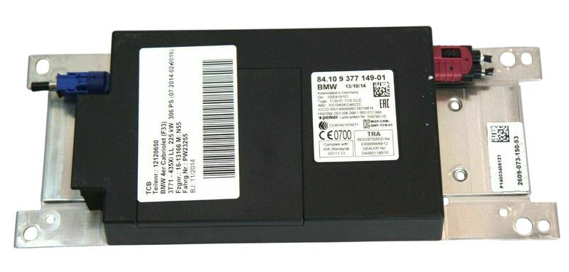 84109377149 Módulo Bluetooth BMW 3 Series F30, 3 Series F31, 3 Series F34 GT, 4 Series F32, 4 Series F33, 4 Series F36 Gran Coupé