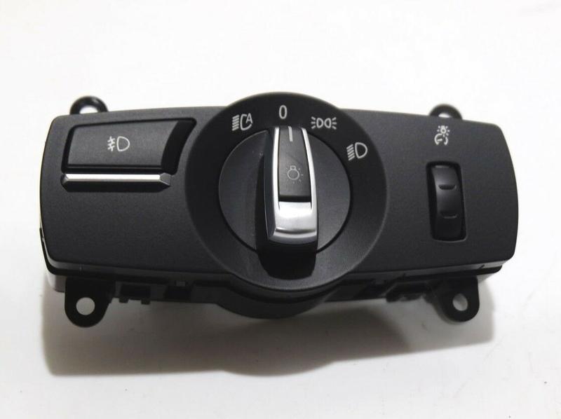9192745 Interruptor luces BMW 5 Series F07 GT, 5 Series F07 GT LCI, 5 Series F10, 6 Series F06 Gran Coupé, 6 Series F06 Gran Coupé LCI, 6 Series F12, 6 Series F13, 7 Series F01, 7 Series F01 LCI