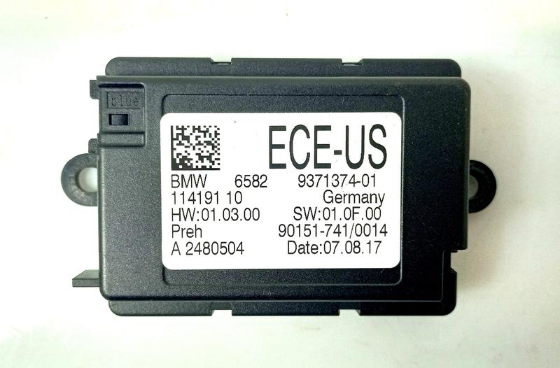 9371374 Otros módulos control BMW 1 Series F20, 1 Series F20 LCI, 1 Series F21, 1 Series F21 LCI, 2 Series F22, 2 Series F22 LCI, 2 Series F23, 2 Series F23 LCI, 2 Series F45 Active Tourer, 2 Series F45 Active Tourer LCI, 2 Series F46 Gran Tourer, 2 Series F46 Gran Tourer LCI, 2 Series F87 M2, 2 Series F87 M2 LCI, 3 Series F30, 3 Series F30 LCI, 3 Series F31, 3 Series F31 LCI, 3 Series F34 GT, 3 Series F34 GT LCI, 3 Series F35, 3 Series F35 LCI, 3 Series F80 M3 LCI, 4 Series F32, 4 Series F32 LCI, 4 Series F33, 4 Series F33 LCI, 4 Series F36 Gran Coupé, 4 Series F36 Gran Coupé LCI, 4 Series F82 M4, 4 Series F82 M4 LCI, 4 Series F83 M4, 4 Series F83 M4 LCI, 5 Series F07 GT LCI, 5 Series F10, 5 Series F10 LCI, 5 Series F11, 5 Series F11 LCI, 5 Series F18, 5 Series F18 LCI, 6 Series F06 Gran Coupé LCI, 6 Series F12, 6 Series F12 LCI, 6 Series F13, 6 Series F13 LCI, 7 Series F01, 7 Series F01 LCI, 7 Series F02, 7 Series F02 LCI, i3 I01, i8 I12, MINI Cabrio F57, MINI Clubman F54, MINI F55, MINI F56, X1 F48, X3 F25, X4 F26, X5 F15, X5 M F85, X6 F16, X6 M F86